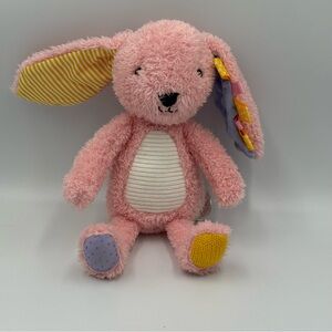 Make Believe Idea Cutie Snuggables Easter Plush Stuffed Animal Pink Rabbit Bunny